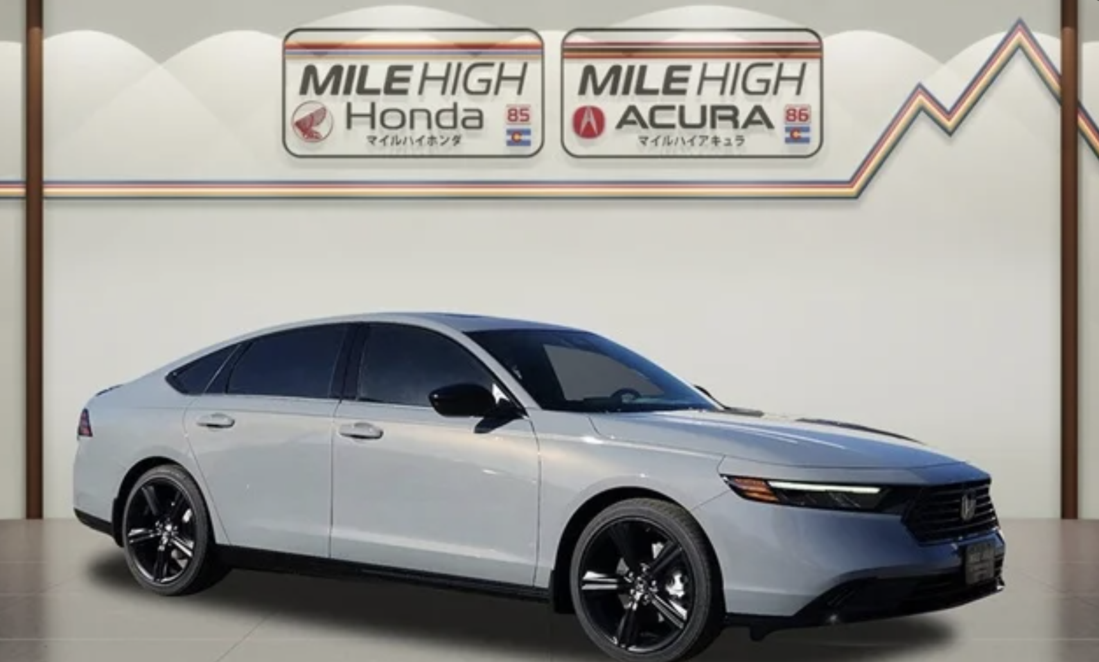 2025 Honda accord hybrid in white