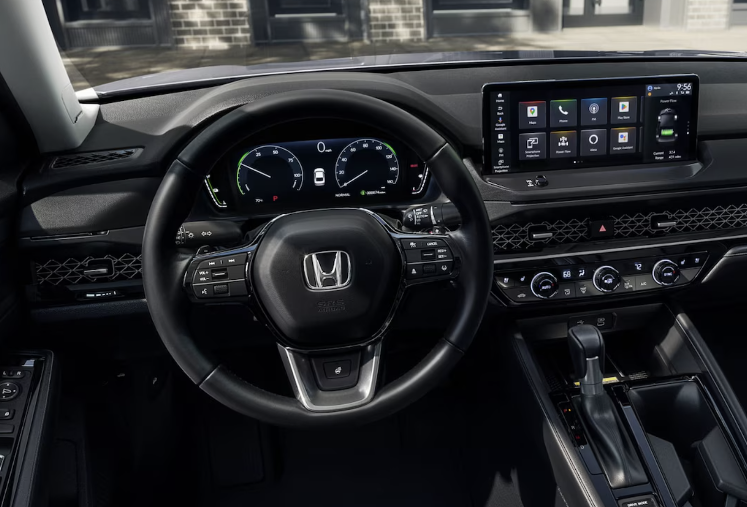 interior of Honda Accord Hybrid touring
