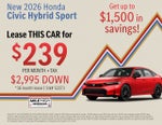 2026 Honda Civic Hybrid Sport